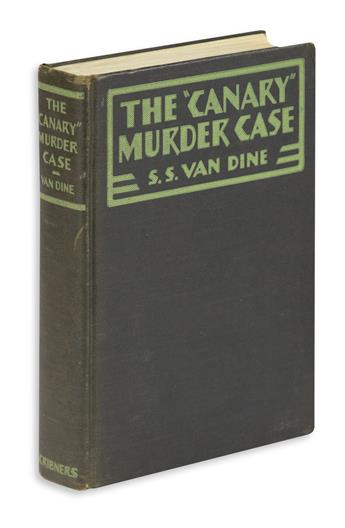 VAN DINE, S.S. The Canary Murder Case.